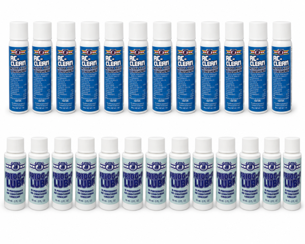 Justice Brothers - Justice Brothers AC-Clean w/ Fridge-E Lube 12 Pack