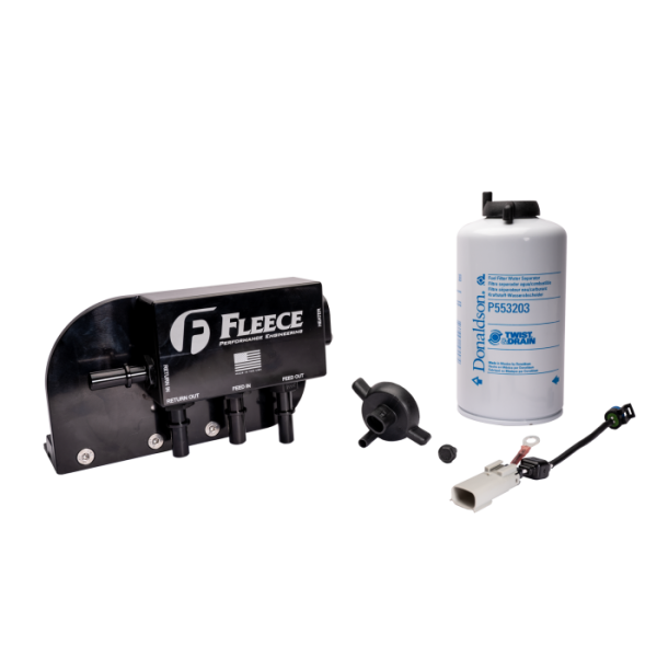 Fleece Performance - Under Bed Fuel Filter Assembly for 17-26 Ford F250-550 Fleece Performance