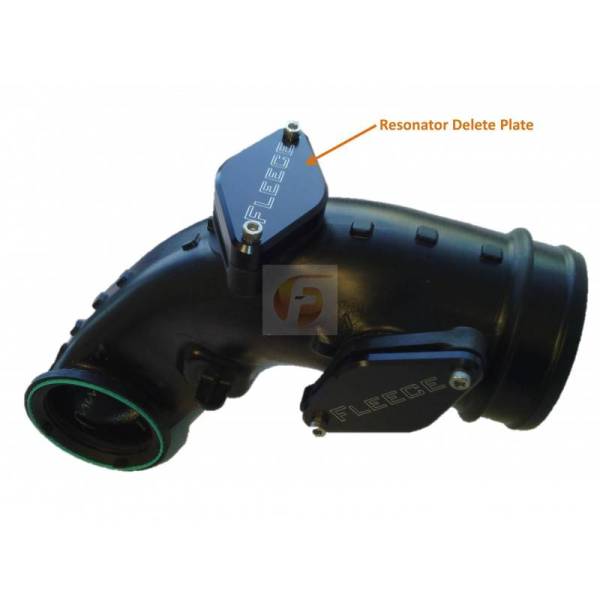 Fleece Performance - Resonator Delete Plate Duramax LML 6061 Aluminum Fleece Performance