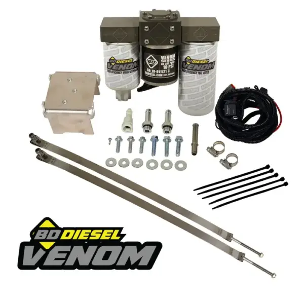 BD Diesel - BD Diesel Venom Duramax Fuel Lift Pump with Filter and Separator Chevy/GMC 2001-2010 6.6L 2500/3500