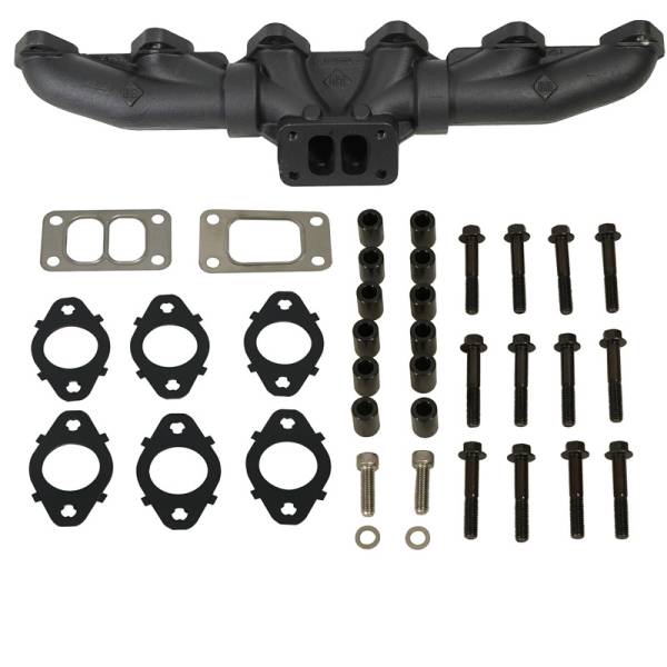 BD Diesel - BD Diesel Pulse Exhaust Manifold Kit STOCK/T3 Dodge 24-Valve 5.9L Cummins 1998.5-2002