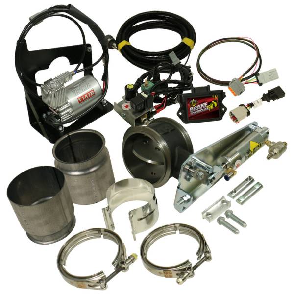 BD Diesel - BD Diesel Cummins 6.7L Exhaust Brake Remote Air 4.0in Dodge 2007.5-2017 with Non-VGT Turbo