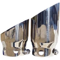 MBRP Exhaust - MBRP Exhaust 4" inlet 5" Tip Cover Set - 6 3/4" and 9 3/4" in length, T304 T5111