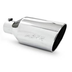 MBRP Exhaust Tip, 8" O.D., Rolled End, 4" inlet 18" in length, T304 T5128