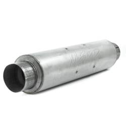 MBRP Exhaust 4" inlet/outlet, Quiet tone muffler, 24" body, 6" diameter, 30" overall, AL M1004A