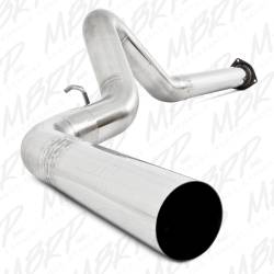 MBRP Exhaust 4" Filter Back - No Muffler, Single Side, T409