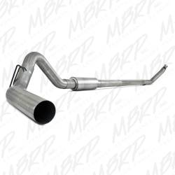 Dodge 5.9L Exhaust - Exhaust Systems - MBRP Exhaust - MBRP Exhaust 4" Turbo Back, Single Side 1994-2002 Dodge Ram (94-97 Hanger HG6100 req.)