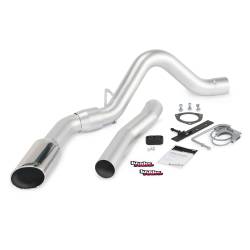 6.6L LML Exhaust Parts - Exhaust Systems - Banks Power - Banks Power Monster Exhaust System, Single Exit, Chrome Tip 47787