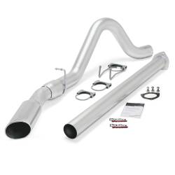 6.7L Powerstroke Exhaust Parts - Exhaust Systems - Banks Power - Banks Power Monster Exhaust System, Single Exit, Chrome Tip 49788