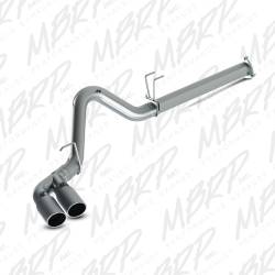 Ford 6.7L Exhaust Parts - Exhaust Systems - MBRP Exhaust - MBRP Exhaust 4" Filter Back, Dual Outlet Single Side, T409