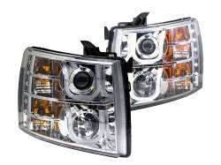 6.6L LMM Lighting - Headlights & Marker Lights - ANZO USA - ANZO USA Projector Headlight Set 111282