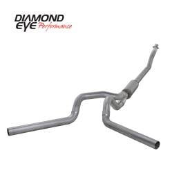 Exhaust for 2nd Gen Dodge Ram 12V - Exhaust Systems for 2nd Gen Dodge Ram 12V - Diamond Eye Performance - Diamond Eye Performance 1994-2002 DODGE 5.9L CUMMINS 2500/3500 (ALL CAB AND BED LENGTHS)-4in. ALUMINIZED K4214A