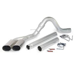 Banks Power - Banks Power Monster Exhaust System, Single Exit, Dual Chrome Obround Tips 49785