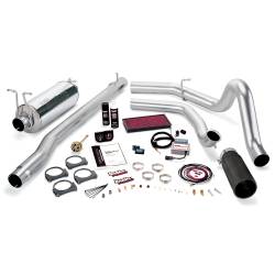 1999-2003 Ford 7.3L Powerstroke Parts - 7.3 Powerstroke Performance Bundles - Banks Power - Banks Power Stinger Bundle, Power System with Single Exit Exhaust, Black Tip 47548-B