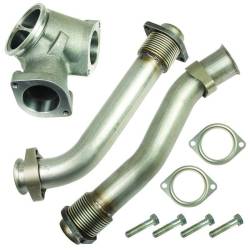 1999-2003 Ford 7.3L Powerstroke Parts - Ford 7.3L Turbo Chargers & Components - BD Diesel - BD Diesel UpPipes Kit - Ford 1999.5-2003 7.3L PowerStroke 1043900