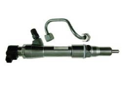 Ford 6.4L Fuel System & Components - Fuel Injection & Parts - Sinister Diesel - Sinister Diesel Reman Injector for 2008-2010 Ford Powerstroke 6.4L (w/ High Pressure Line)