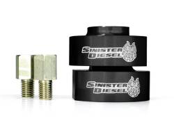 Sinister Diesel - Sinister Diesel Leveling Kit for Ford Powerstroke 2004-2015 Black (2wd Only) - Image 2