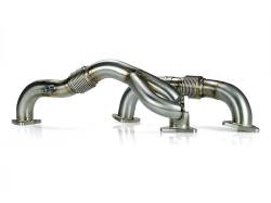 Sinister Diesel - Sinister Diesel Up-Pipes for Ford 6.4L 2008-2010 w/ EGR Provision (Raw) - Image 2