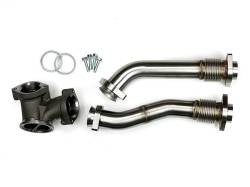 1999-2003 Ford 7.3L Powerstroke Parts - Ford 7.3L Exhaust Parts - Sinister Diesel - Sinister Diesel Up-Pipes for Ford Powerstroke 7.3L 1999.5-2003 (Raw)
