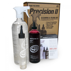 S&B Filters Precision II: Cleaning & Oil Kit (Red Oil) 88-0008