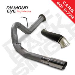 6.6L LMM Exhaust Parts - Exhaust Systems - Diamond Eye Performance - Diamond Eye Performance 2007.5-2010 CHEVY 6.6L LMM DURAMAX 2500/3500 (ALL CAB AND BED LENGHTS)-4in. SS K4129S