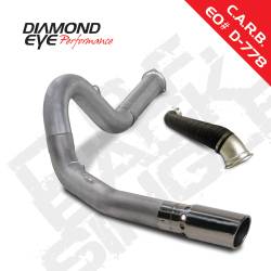 Diamond Eye Performance - Diamond Eye Performance 2007.5-2010 CHEVY 6.6L LMM DURAMAX 2500/3500 (ALL CAB AND BED LENGHTS)-5in. ALUM K5131A