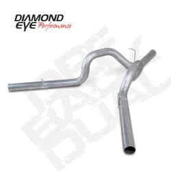 Diamond Eye Performance - Diamond Eye Performance 2011-2015 CHEVY 6.6L DURAMAX 2500/3500 4" STAINLESS DPF BACK DUAL K4163S