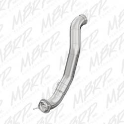 2008-2010 Ford 6.4L Powerstroke Parts - Ford 6.4L Exhaust Parts - MBRP Exhaust - MBRP 4" Turbo Down Pipe 409 Stainless 08-10 Ford 6.4L