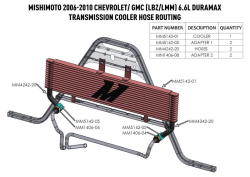 Mishimoto - Mishimoto Chevrolet/GMC 6.6L Duramax (LBZ/LMM) Transmission Cooler, 2006-2010 - Image 6
