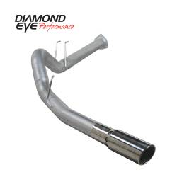 Diamond Eye Performance - Diamond Eye Performance 2011-2014 FORD 6.7L POWERSTROKE F250/F350 4" DPF BACK SINGLE ALUMINIZED K4376A - Image 3