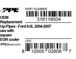 PPE Diesel - Up-Pipes Ford 6.0L 04-07 PPE Diesel - Image 3