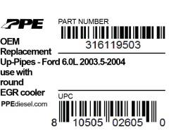 PPE Diesel - Up-Pipes Ford 6.0L 03-04 PPE Diesel - Image 3