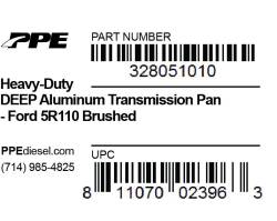 PPE Diesel - Ford Deep Transmission Pan 5R110 Brushed PPE Diesel - Image 5