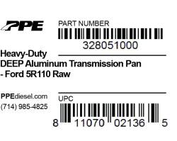 PPE Diesel - Ford Deep Transmission Pan 5R110 Raw PPE Diesel - Image 6