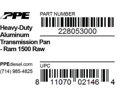 PPE Diesel - Trans Pan Ecodiesel 2013-2020 Ram 1500 Raw - PPE Diesel - Image 7