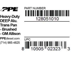 PPE Diesel - PPE Deep Transmission Pan GM Allison 1000 And 2000 Series 1000 And 2000 Series Brushed PPE Diesel - Image 5
