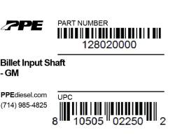 PPE Diesel - Billet Input Shaft GM Allison 1000 And 2000 Series PPE Diesel - Image 3