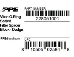 PPE Diesel - Filter Spacer Block PPE Diesel - Image 2