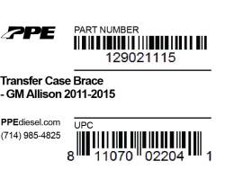 PPE Diesel - Transfer Case Brace 11+ GM Allison 1000 And 2000 Series 4X4 Transmissions PPE Diesel - Image 3