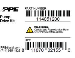 PPE Diesel - Pump Drive Kit PPE Diesel - Image 2