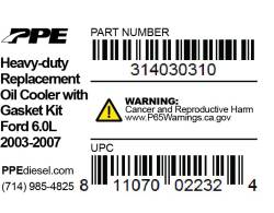 PPE Diesel - Oil Cooler W/ Gasket Kit Ford 6.0L 03-07 PPE Diesel - Image 4