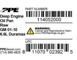 PPE Diesel - Deep Engine Oil Pan Raw 01-10 17 Hole PPE Diesel - Image 5