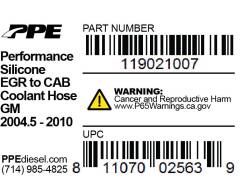 PPE Diesel - EGR To Cab Coolant Hose 04.5-10 PPE Diesel - Image 2