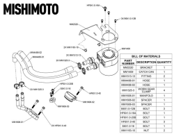 Mishimoto - Ford 6.7L Powerstroke Baffled Oil Catch Can Kit, 2011–2016 - MMBCC-F2D-11BE - Image 6