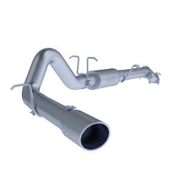 Exhaust for Ford Powerstroke 6.0L - Exhaust Systems - MBRP Exhaust - MBRP Exhaust 4" Cat Back, Single Side (Stock Cat) Exit, AL