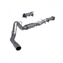 MBRP Exhaust 4" Cat Back, Single Side, Aluminized Steel 2001-2005 Chevy GMC Duramax 6.6