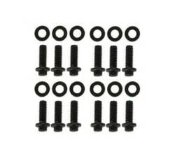 TrackTech Fasteners - TrackTech Up-Pipe Bolts + Washers for 01-16 LB7 LLY LBZ LMM LML Duramax