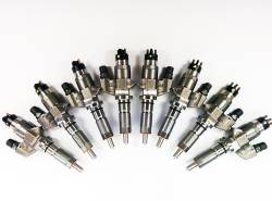 Fuel Injection & Parts - Fuel Injectors & Nozzles - Dynomite Diesel - Duramax 01-04 LB7 CUSTOM Super Mental Reman Injector Set Dynomite Diesel