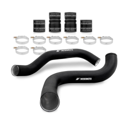 1999-2003 Ford 7.3L Powerstroke Parts - Ford 7.3L Air Intakes & Accessories - Mishimoto - Brand Page - Mishimoto Intercooler Pipe and Boot Kit for Ford 7.3L Powerstroke 1999-2003 - Wrinkle Black