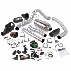 Stinger Bundle Power System W/Single Exit Exhaust Black Tip 5 Inch Screen 03-06 Ford 6.0L Excursion Banks Power
